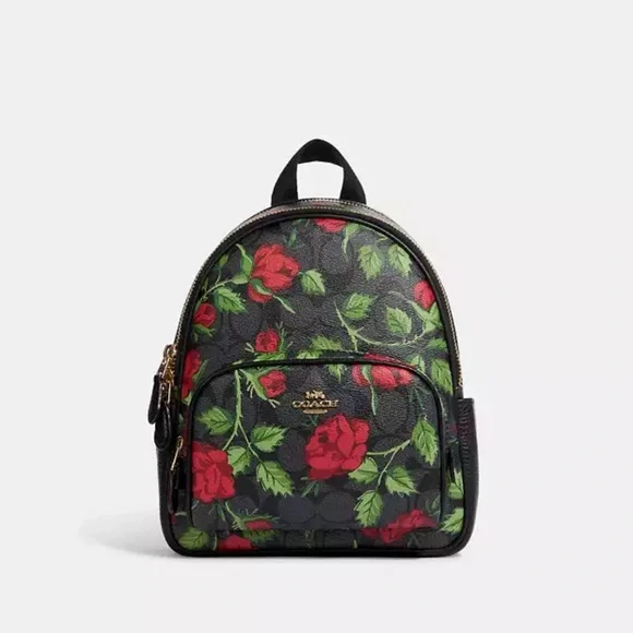 Coach | Bags | Fairy Tale Rose Mini Court Coach Backpack  display picture 3